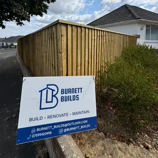 Burnett builds logo