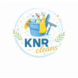 KNR CLEANS logo
